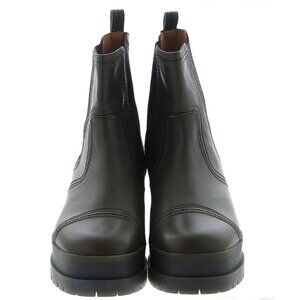 Clergerie Wafa Lug Sole Leather Chelsea Boot